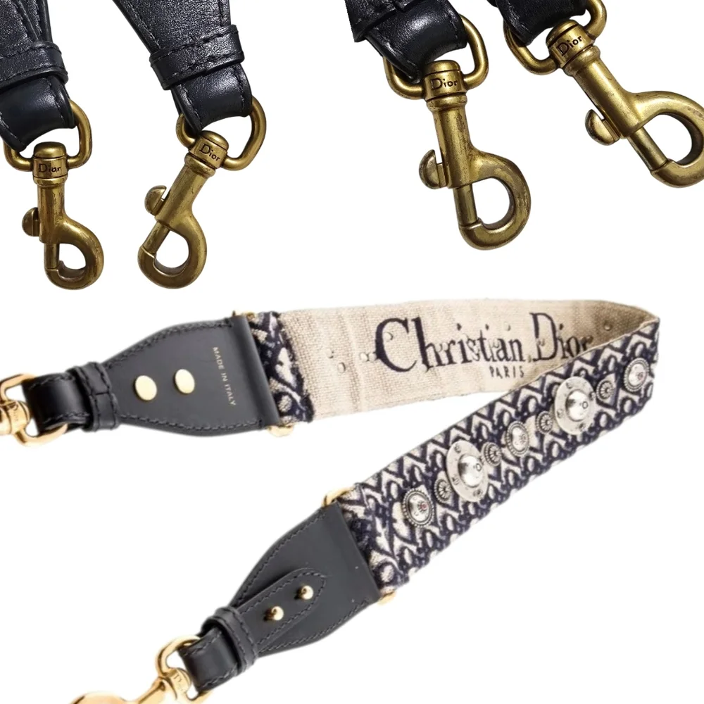 NEW! Authenticated Saddle Hand Bag Blue Dior Oblique Embroidery Iconic MSRP$5100 - Picture 12 of 16